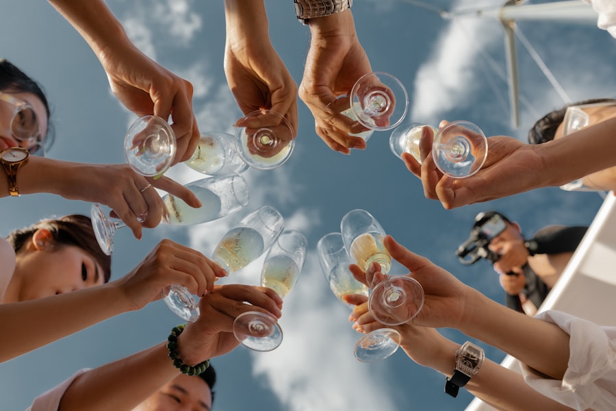 Team celebration